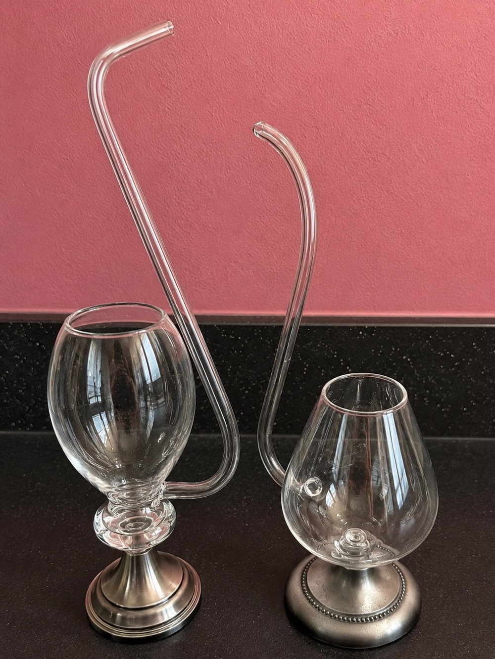 Vintage Glass Port Sippers
